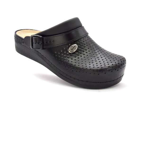 ANATOMISCHE LEDER CLOGS