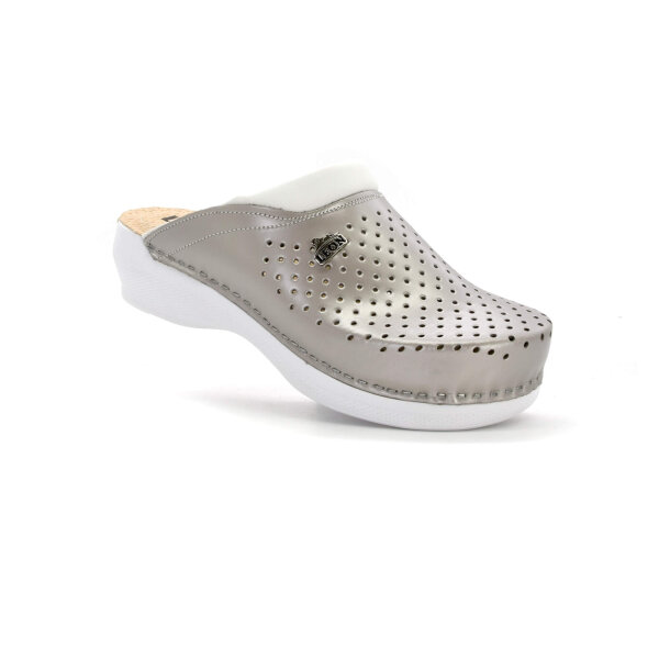 ANATOMISCHE LEDER CLOGS