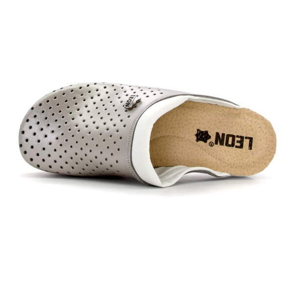 ANATOMISCHE LEDER CLOGS