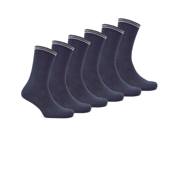 DUNNE SPORTSOCKEN 6ER PACK