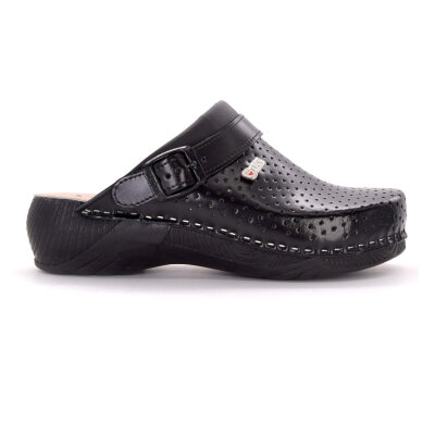 ANATOMISCHE LEDER CLOGS