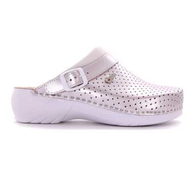 ANATOMISCHE LEDER CLOGS