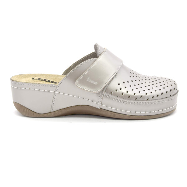 ANATOMISCHE LEDER CLOGS