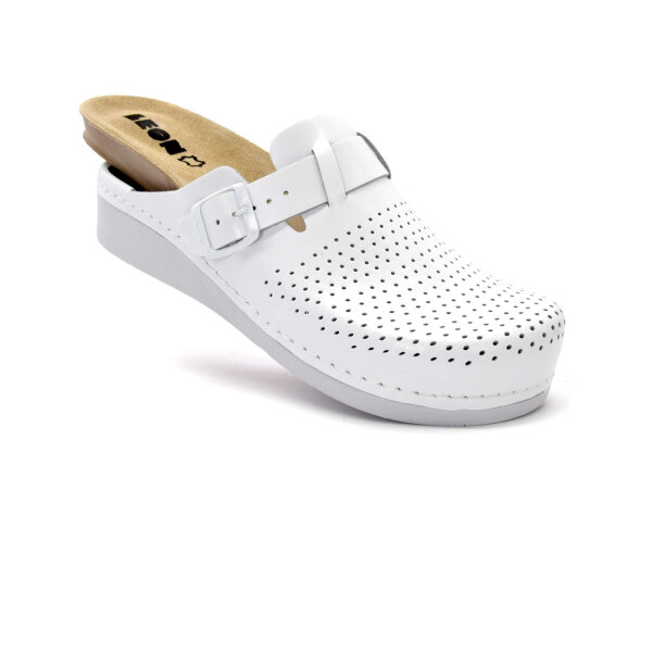 ANATOMISCHE LEDER CLOGS