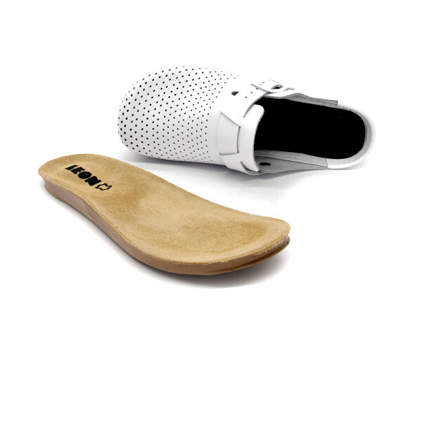 ANATOMISCHE LEDER CLOGS