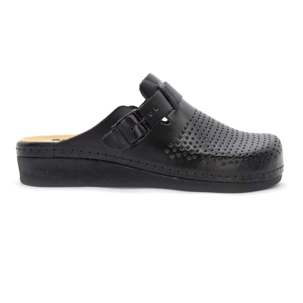 ANATOMISCHE LEDER CLOGS