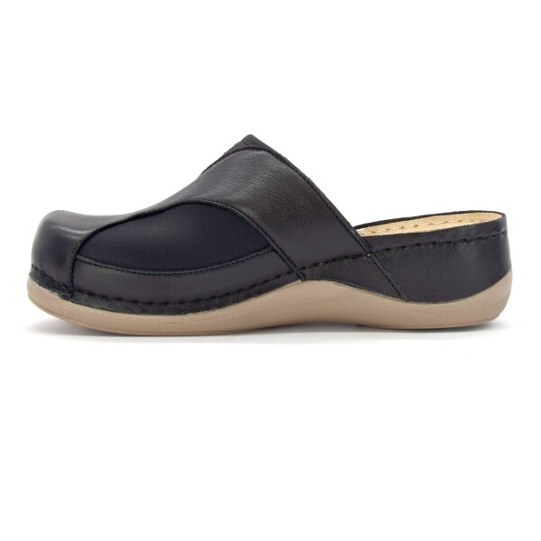 ANATOMISCHE LEDER CLOGS