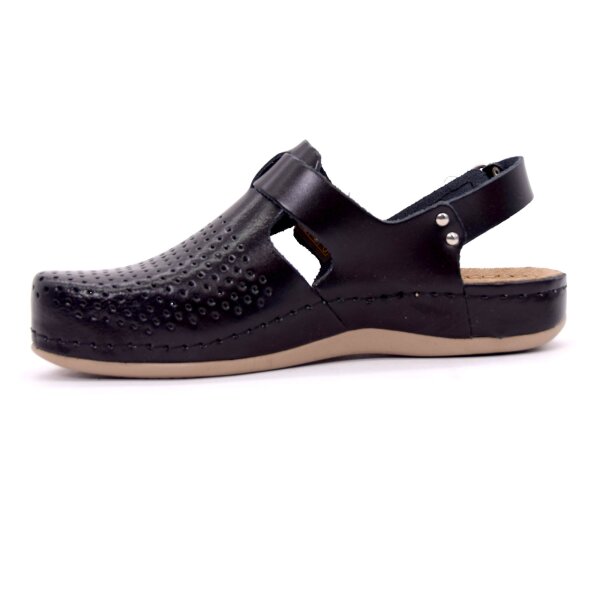 ANATOMISCHE LEDER CLOGS