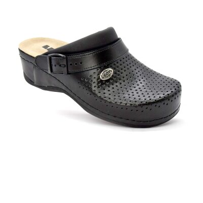 ANATOMISCHE LEDER CLOGS