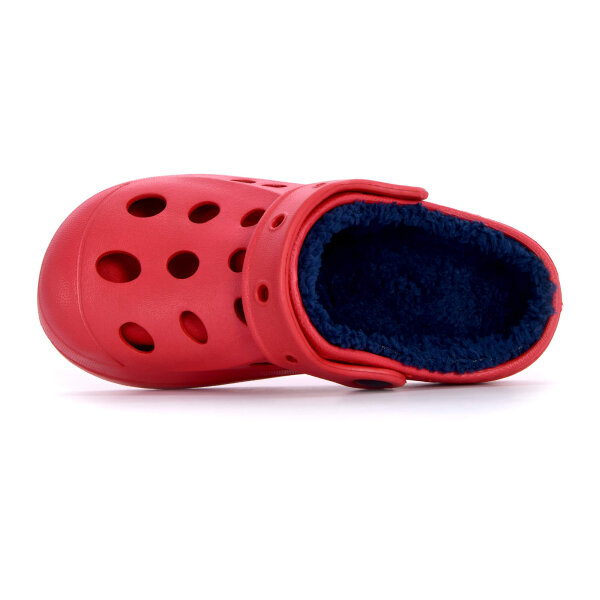 GUMMI CLOGS MIT FELL