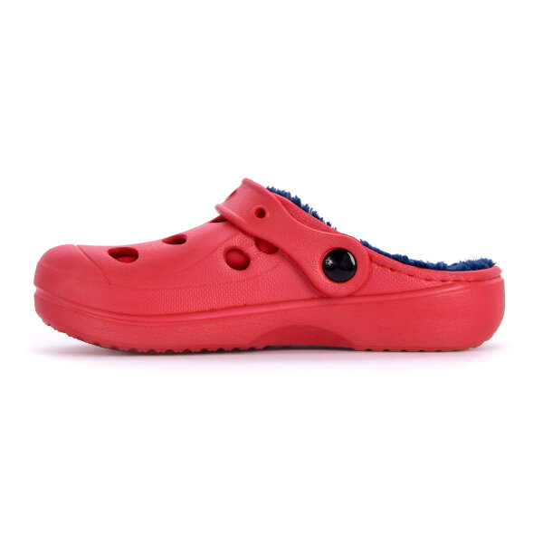 GUMMI CLOGS MIT FELL