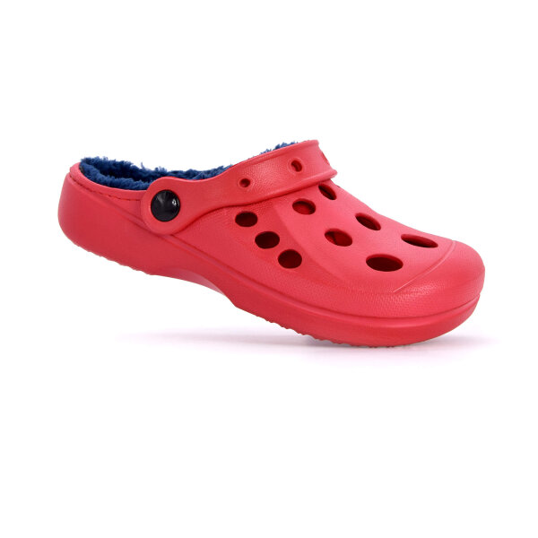 GUMMI CLOGS MIT FELL