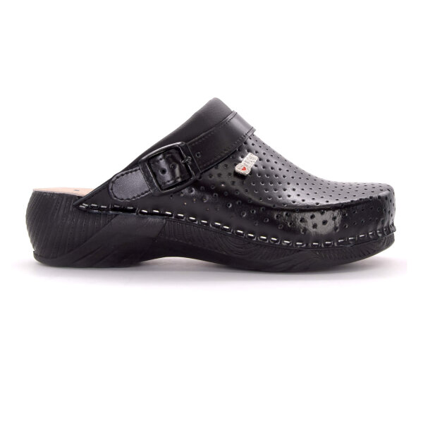 ANATOMISCHE LEDER-CLOGS