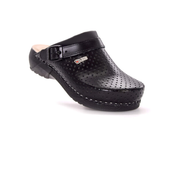 ANATOMISCHE LEDER-CLOGS