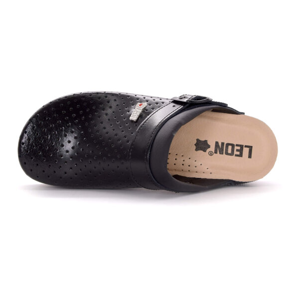 ANATOMISCHE LEDER-CLOGS