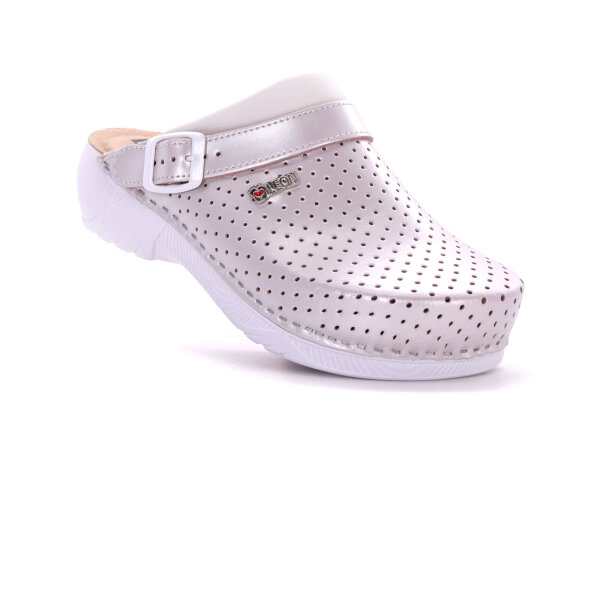 ANATOMISCHE LEDER-CLOGS