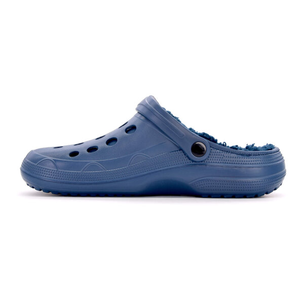 GUMMI CLOGS MIT FELL