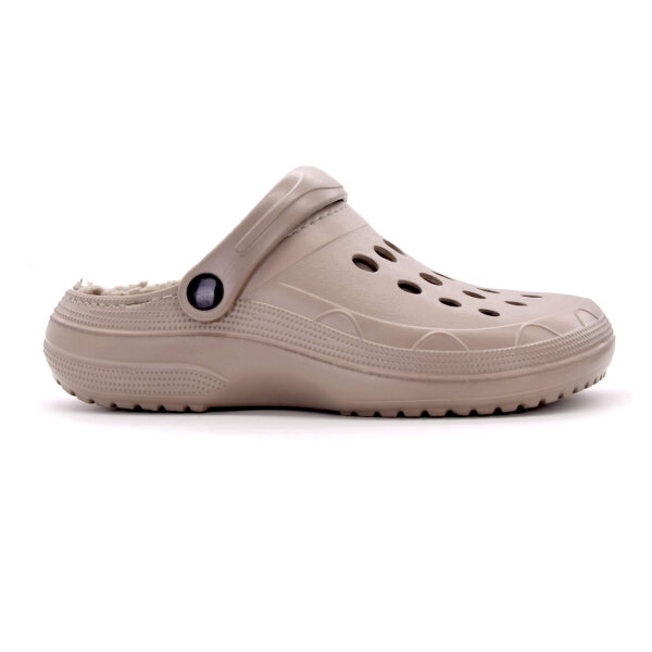 GUMMI CLOGS MIT FELL