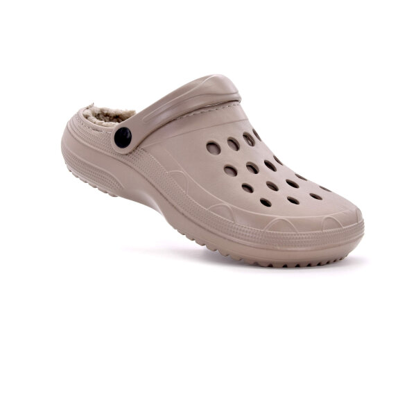 GUMMI CLOGS MIT FELL
