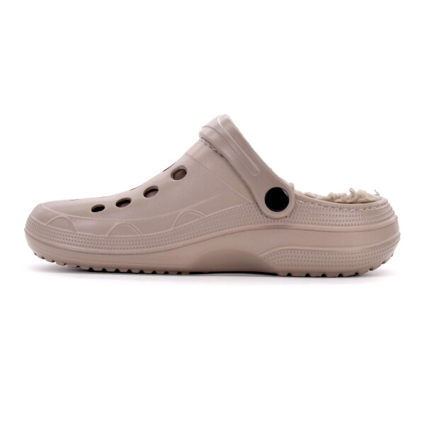 GUMMI CLOGS MIT FELL