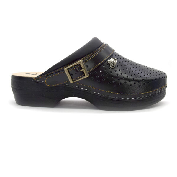 ANATOMISCHE LEDER-CLOGS