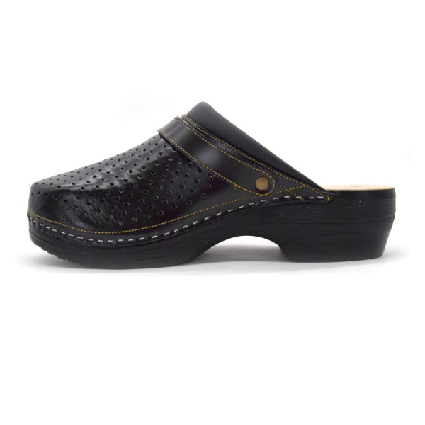 ANATOMISCHE LEDER-CLOGS