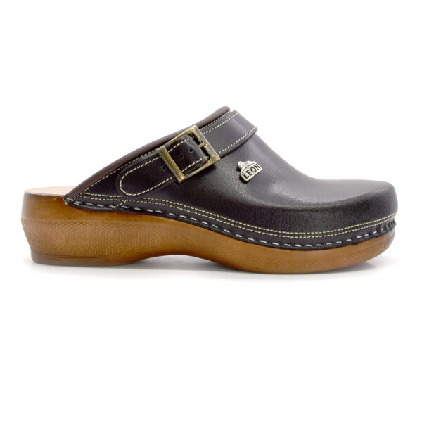 ANATOMISCHE LEDER-CLOGS