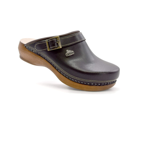 ANATOMISCHE LEDER-CLOGS