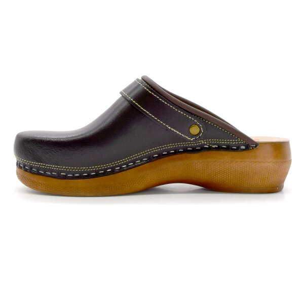 ANATOMISCHE LEDER-CLOGS