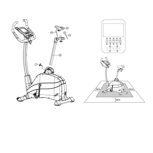 INDOOR BIKE ERGOMETER E 2.1