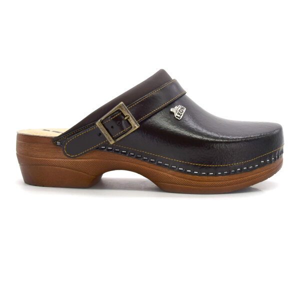 ANATOMISCHE LEDER-CLOGS