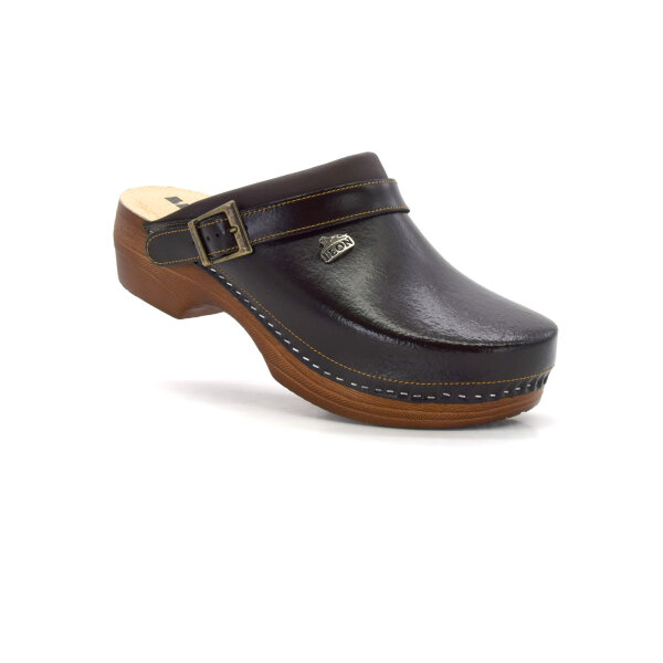 ANATOMISCHE LEDER-CLOGS