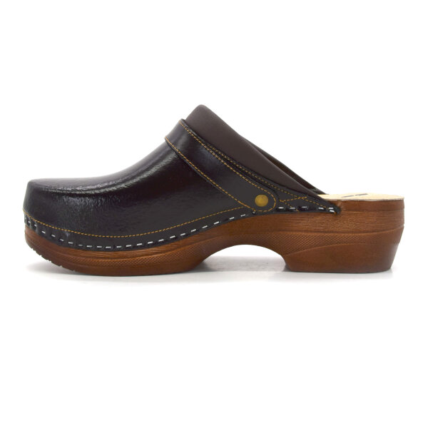 ANATOMISCHE LEDER-CLOGS