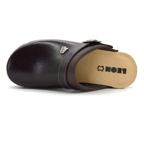 ANATOMISCHE LEDER-CLOGS