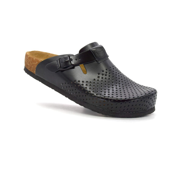 ANATOMISCHE LEDER CLOGS