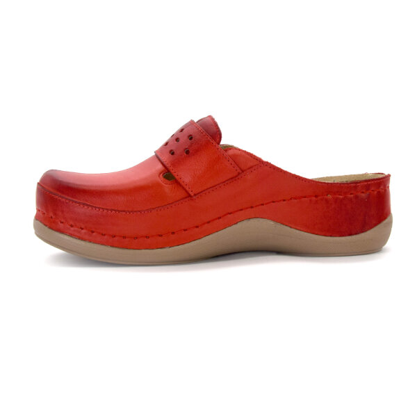 ANATOMISCHE LEDER CLOGS