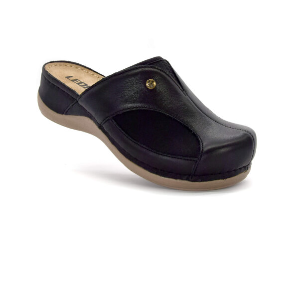 ANATOMISCHE LEDER CLOGS