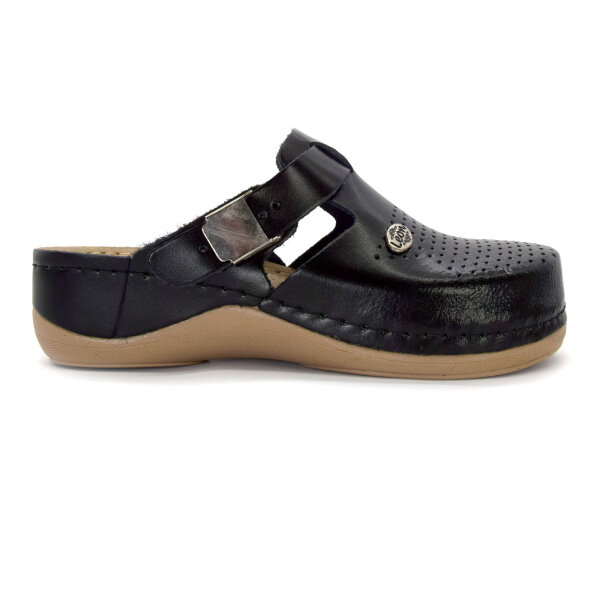 ANATOMISCHE LEDER CLOGS