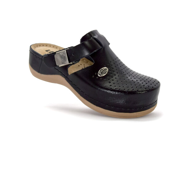 ANATOMISCHE LEDER CLOGS