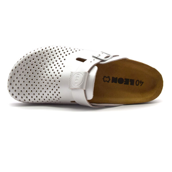ANATOMISCHE LEDER CLOGS