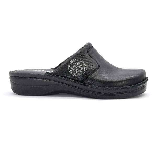 ANATOMISCHE LEDER CLOGS