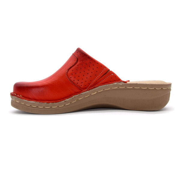 ANATOMISCHE LEDER CLOGS