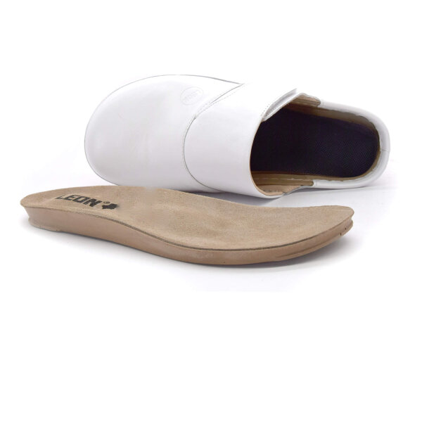 ANATOMISCHE LEDER CLOGS