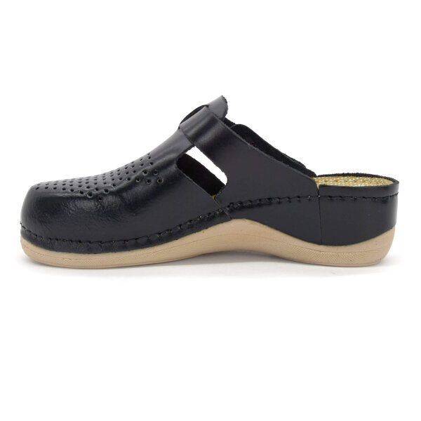 ANATOMISCHE LEDER CLOGS