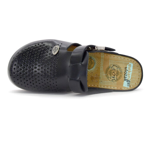 ANATOMISCHE LEDER CLOGS