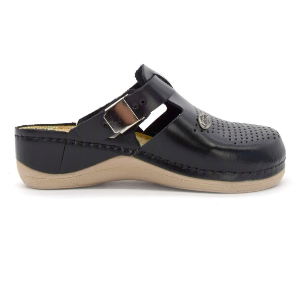 ANATOMISCHE LEDER CLOGS