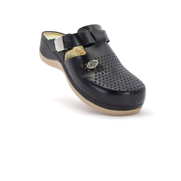 ANATOMISCHE LEDER CLOGS
