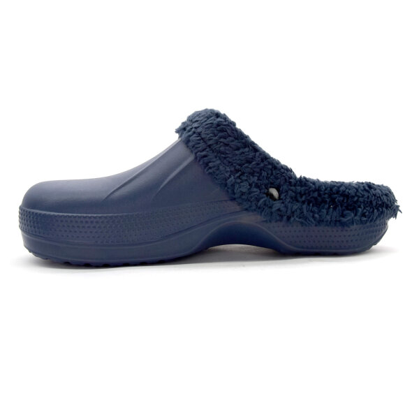 GUMMI CLOGS MIT FELL