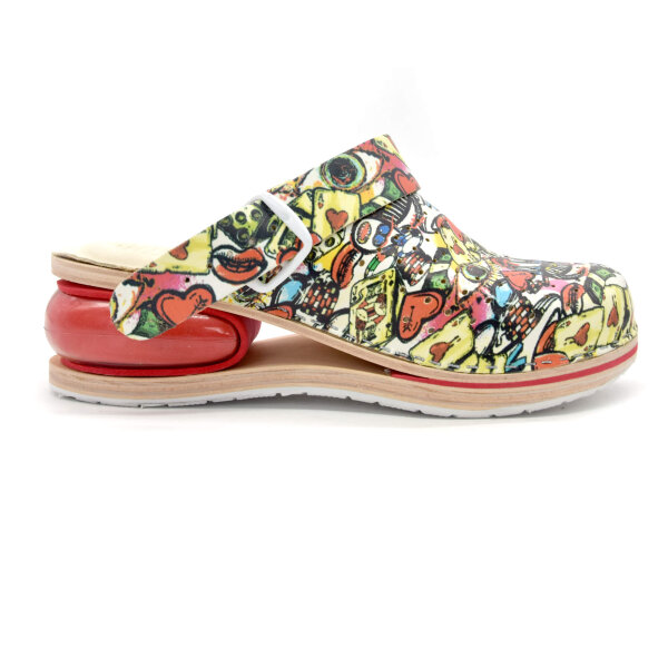 CLOGS MIT KISSEN